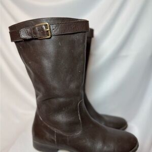 Ralph Lauren Chocolate Brown Leather Shoes